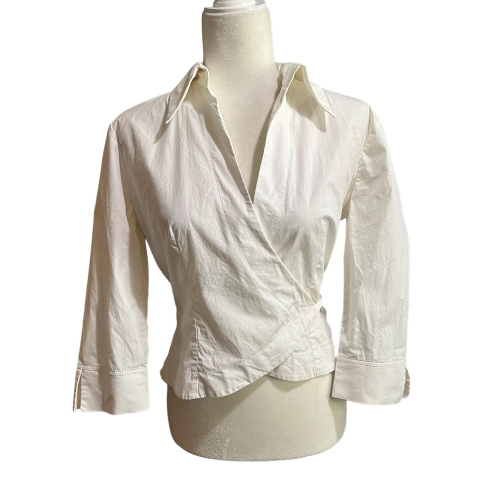Cottonade wrap shirt